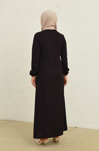 Abayas Couleur Aubergine 1011-11