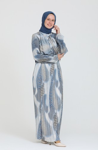 Robe Hijab Bleu 1055-004