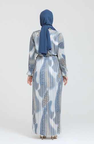 Robe Hijab Bleu 1055-004
