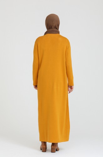 Mustard Hijab Dress 3315-08
