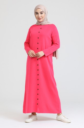 Fuchsia İslamitische Jurk 3315-11