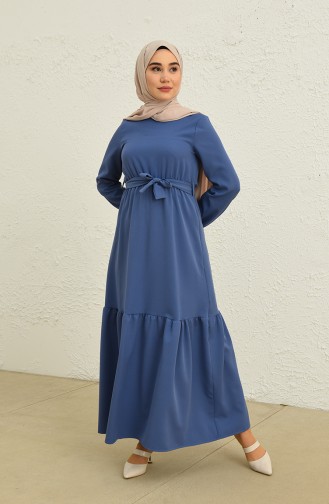 Indigo Hijab Kleider 445105.i̇ndigo