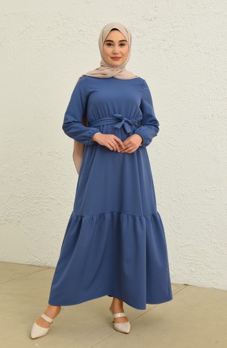 Indigo Hijab Kleider 445105.i̇ndigo