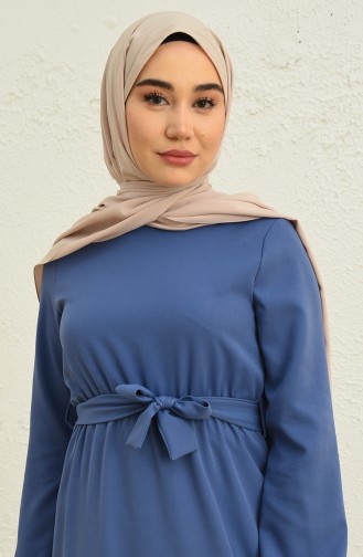 Indigo Hijab Kleider 445105.i̇ndigo