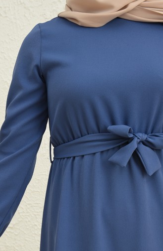 Indigo Hijab Kleider 445105.i̇ndigo