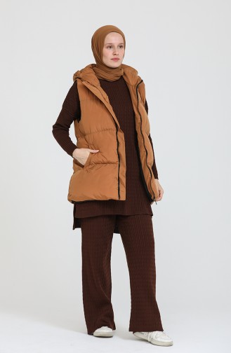 Tobacco Brown Gilet 2001-01