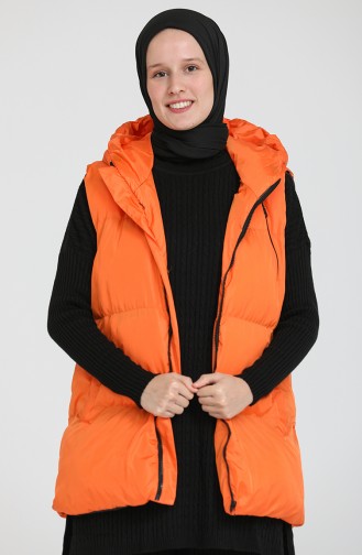 Orange Strickjacke 2001-04