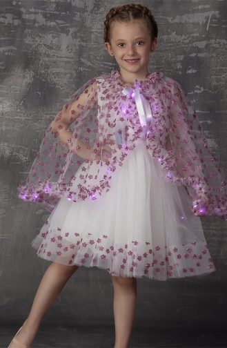 Pink Children`s Dress 2332PLRN-01
