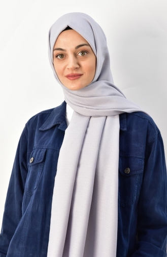 Burden Royal Kaşmir Kışlık Şal 000033-09 Gümüş Gri