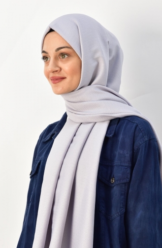 Burden Royal Kaşmir Kışlık Şal 000033-09 Gümüş Gri