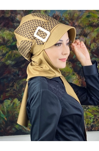 Milk Coffee Ready to Wear Turban 154EYL22ŞPK-02