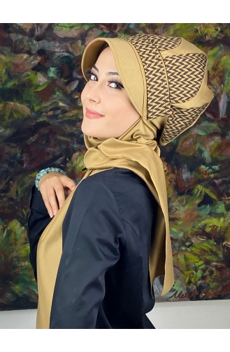 Milchkaffee Praktischer Turban 154EYL22ŞPK-02