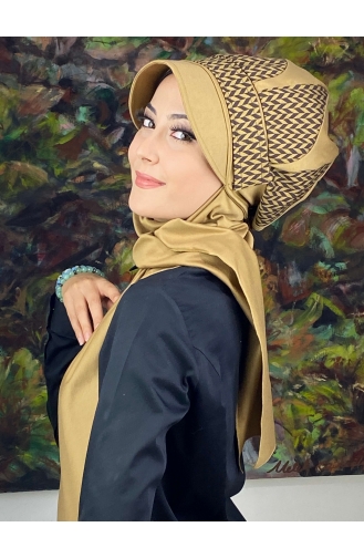 Milk Coffee Ready to Wear Turban 154EYL22ŞPK-02