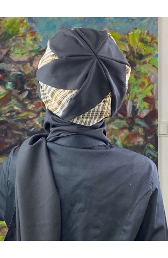 Schwarz Praktischer Turban 124EYL22ŞPK-03