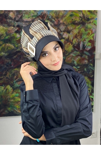 Schwarz Praktischer Turban 124EYL22ŞPK-03