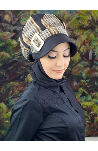 Schwarz Praktischer Turban 124EYL22ŞPK-03