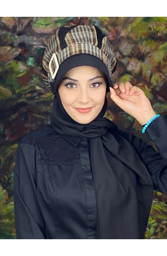 Schwarz Praktischer Turban 124EYL22ŞPK-03