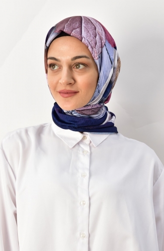 Navy Blue Scarf 000034-02