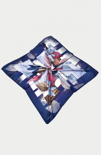Navy Blue Scarf 000034-02