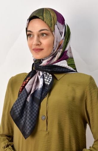 Smoke-Colored Scarf 000034-09