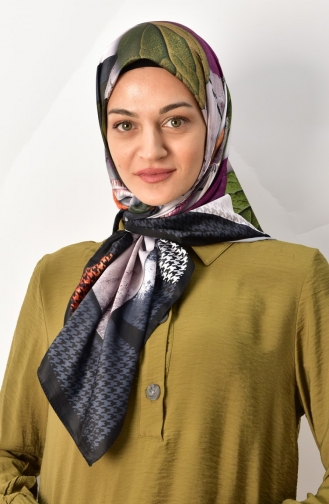 Smoke-Colored Scarf 000034-09