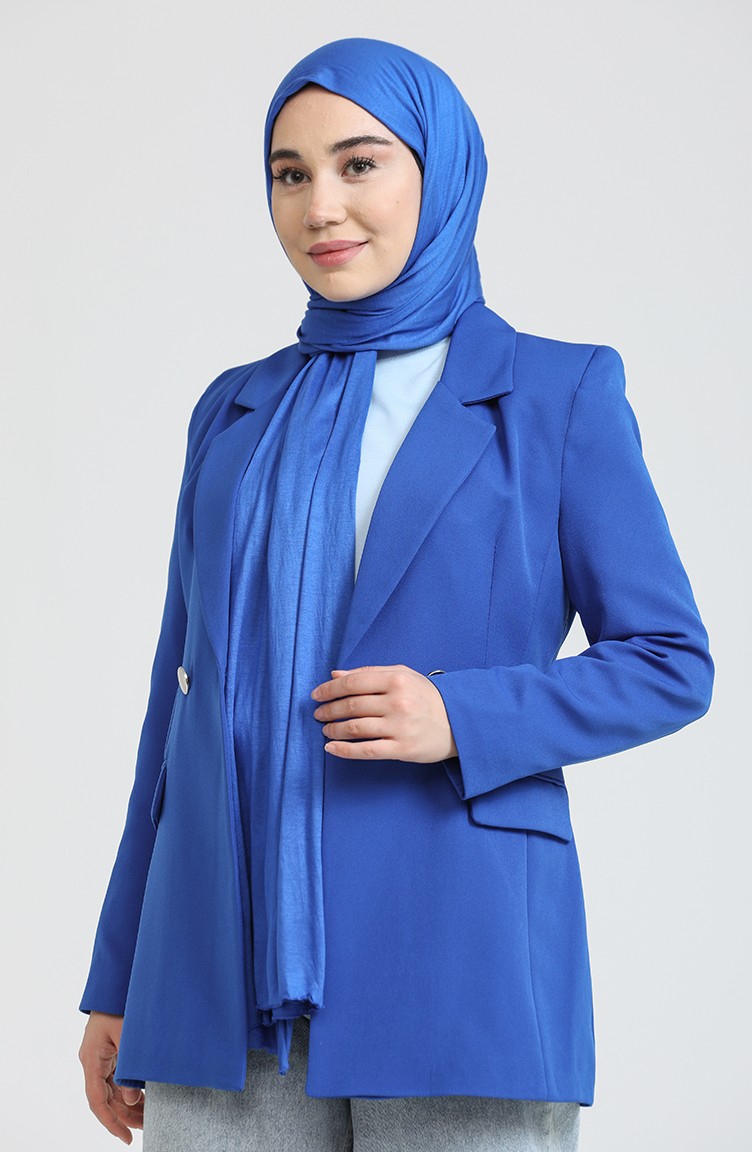 Kensiz Blazer Ceket 1051-006 Lacivert | Sefamerve