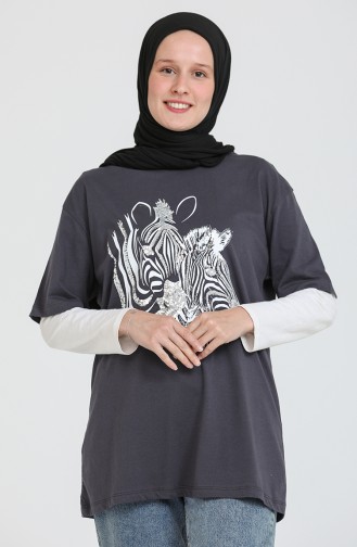 Gray Tops 1044-008