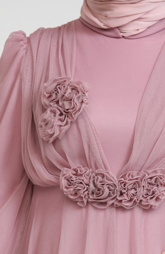 Habillé Hijab Rose Pâle 70003-02