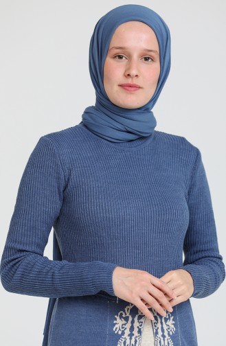 Beige-Rose Hijab Kleider 0522-01