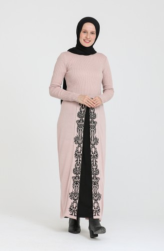 Robe Hijab Poudre 0522-04