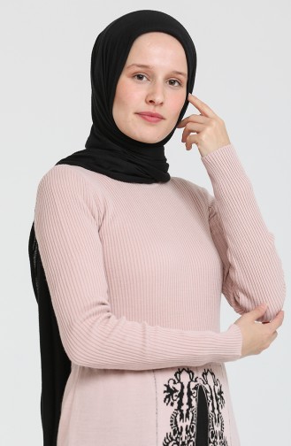 Robe Hijab Poudre 0522-04