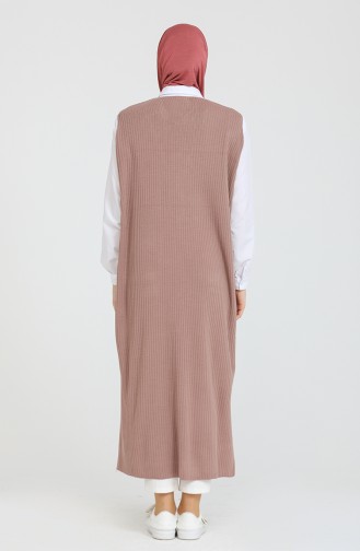 Trikot garnierte lange Tunika 0526-08 Rosa 0526-08