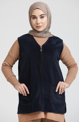 Navy Blue Gilet 0005-02