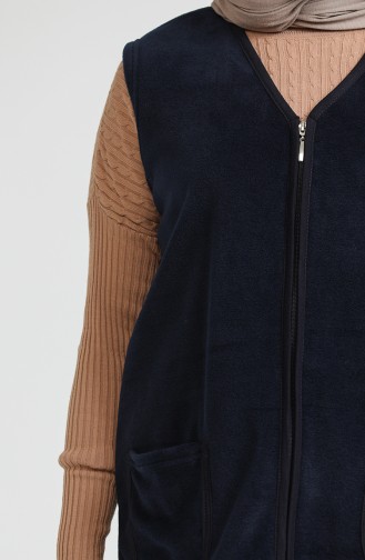 Navy Blue Gilet 0005-02