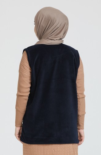 Navy Blue Gilet 0005-02