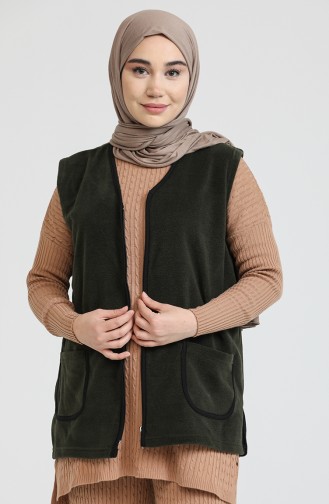 Gilet Sans Manches Khaki 0005-04