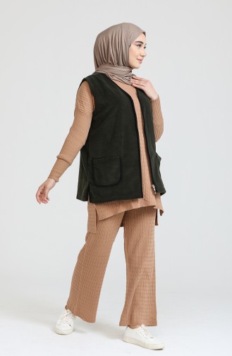 Cepli Polar Yelek 0005-04 Haki