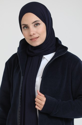 Fermuarlı Polar Hırka 0006-03 Lacivert