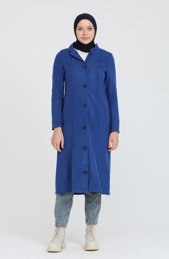 معطف طويل أزرق 4018-08