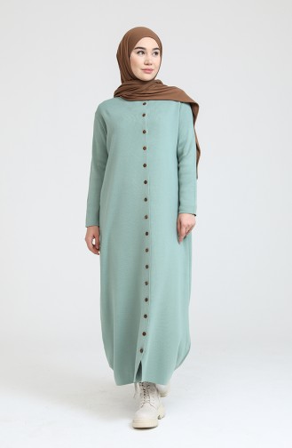 Minzengrün Hijab Kleider 3315-06