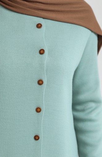Minzengrün Hijab Kleider 3315-06