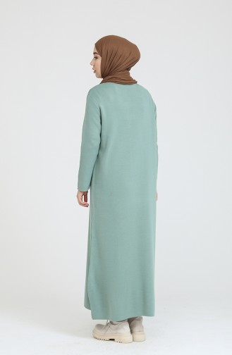 Minzengrün Hijab Kleider 3315-06