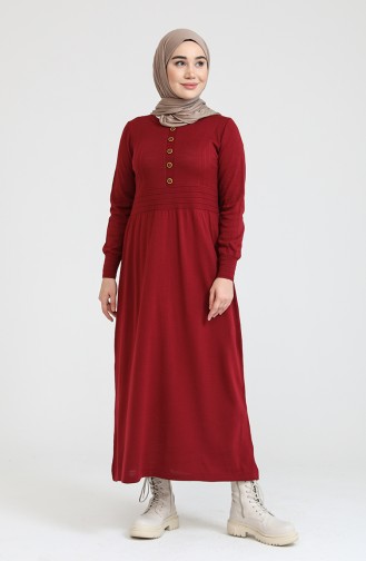Robe Hijab Bordeaux 3327-01