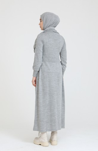 Robe Hijab Gris 3327-04