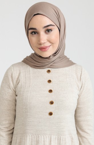Robe Hijab Beige 3327-06