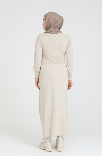 Robe Hijab Beige 3327-06