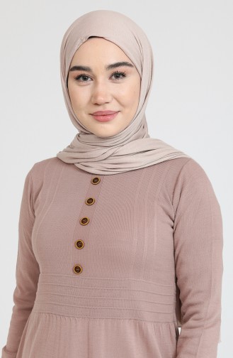 Robe Hijab Poudre Foncé 3327-11