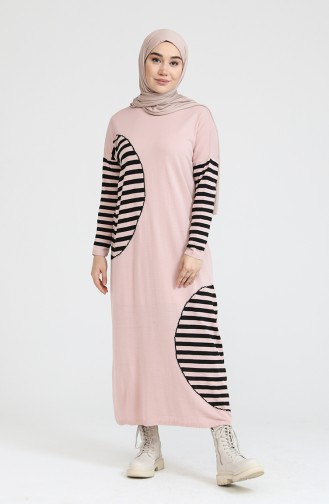 Robe Hijab Poudre 3358-09