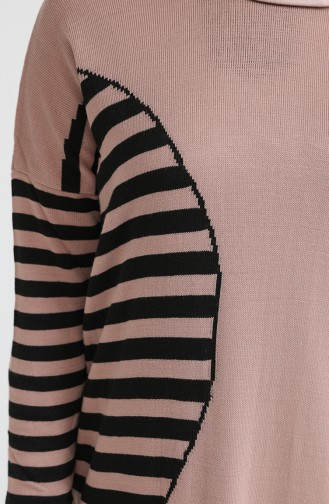 Dusty Rose Hijab Dress 3358-10