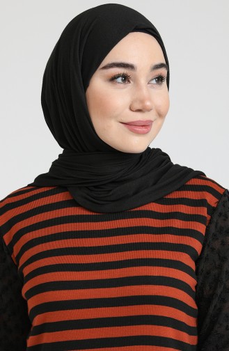 Trikot Garnkleid 3360-04 Ziegelrot 3360-04